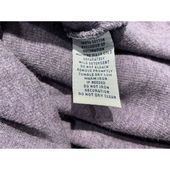 Polo Ralph Lauren 1/4 Zip Pullover Size Large Men's Purple Long Sleeve - Picture 7 of 8